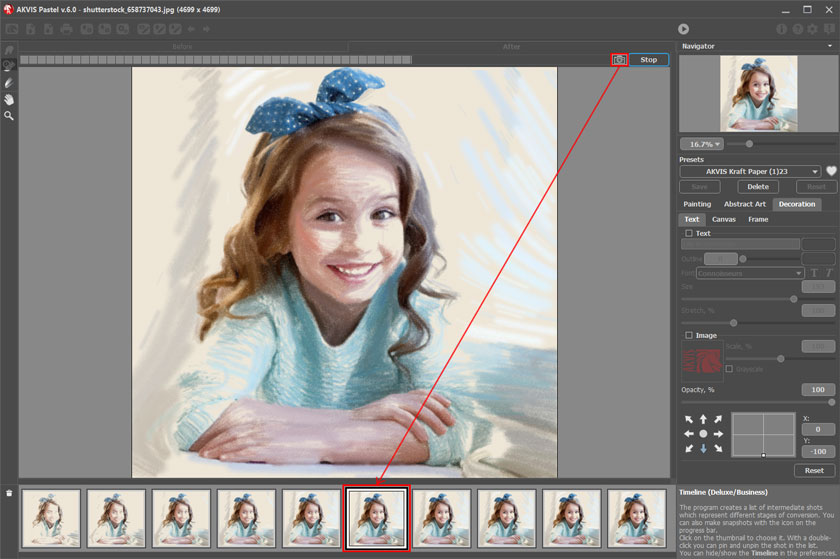 Image Processing in AKVIS Pastel
