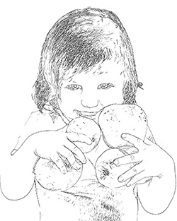 Pen Drawing: Grey Ink
