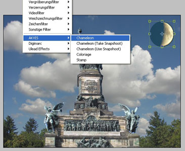 Appelez le plug-in AKVIS Chameleon