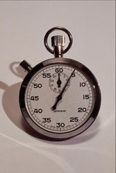 a stop-watch