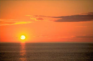 a sunset picture