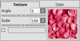 Texture tab
