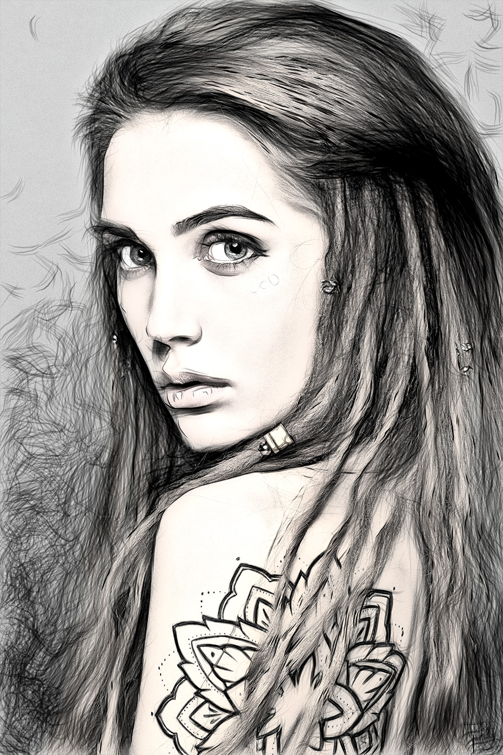 AKVIS Draw Gallery: Hand-made Pencil Drawing Effect