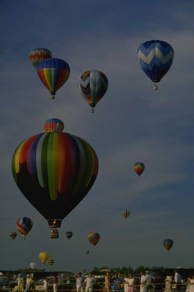Foto der Luftballons
