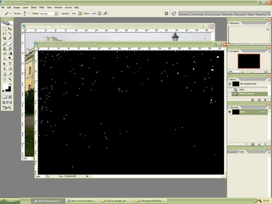 Figure 7. Showing Dirt mask image