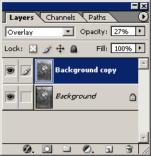 Layers palette