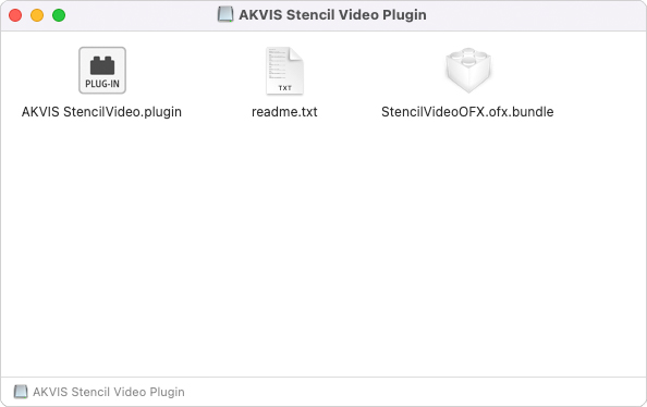 Installation des Plugins AKVIS Stencil Video (Mac)