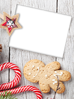 Cadres: Biscuits de Noël