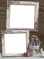 Cadres: Paquet Shabby Chic