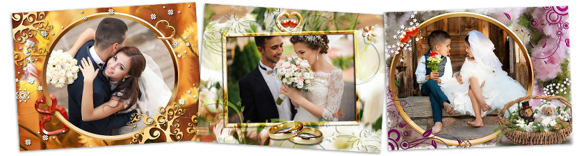Paquetes de marcos: Paquete de bodas