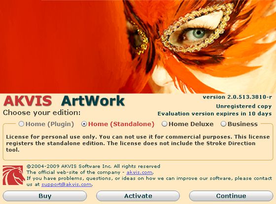 Sobre o programa AKVIS ArtWork