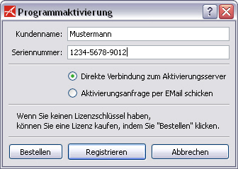 Activation Wizard