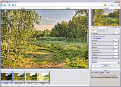 Screenshot of AKVIS Enhancer 5.0