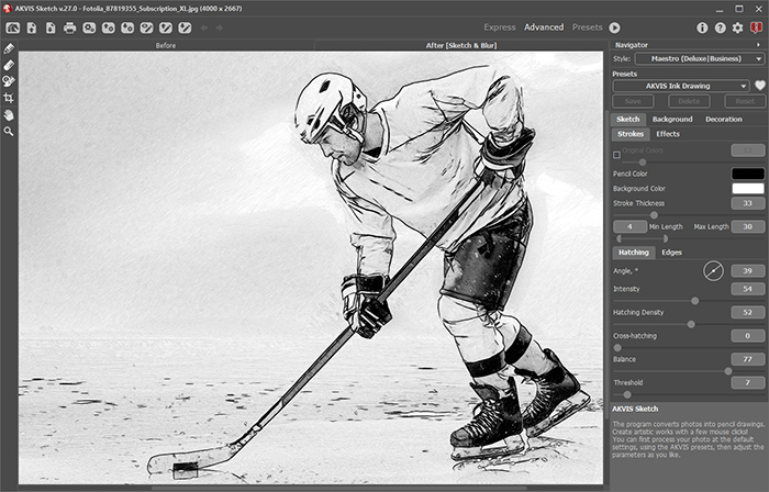 Photo to Sketch Conversion Software