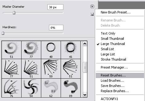 Reset Brushes