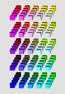 Цветовые плоскости в трехмерном цветовом пространстве
