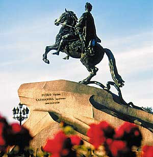 памятник Петру I - фото с неправильным освещением