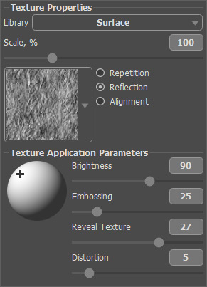 Texture Pattern and Parameters