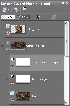 Mask Group in Layers Palette
