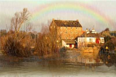 Rainbow, Water, Rain Effects