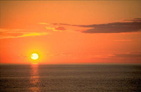 Photo des Sonnenuntergangsbildes