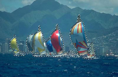Selection of yachts