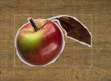 Изменение размера и положения яблока