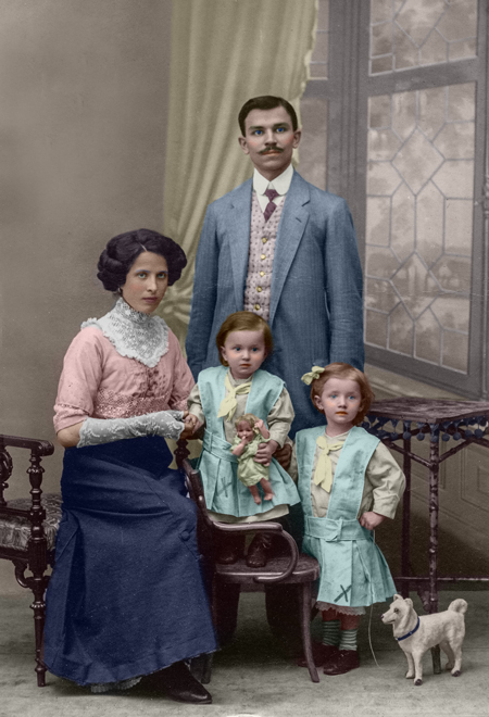 Colorized B&W Photo