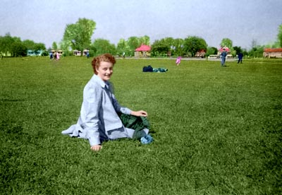 the colorized photo