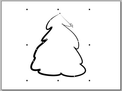 Draw a Christmas tree