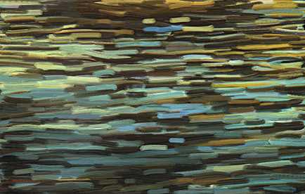 Um fragmento de uma pintura de Claude Monet