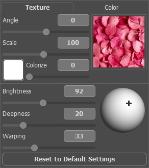 Texture Tab