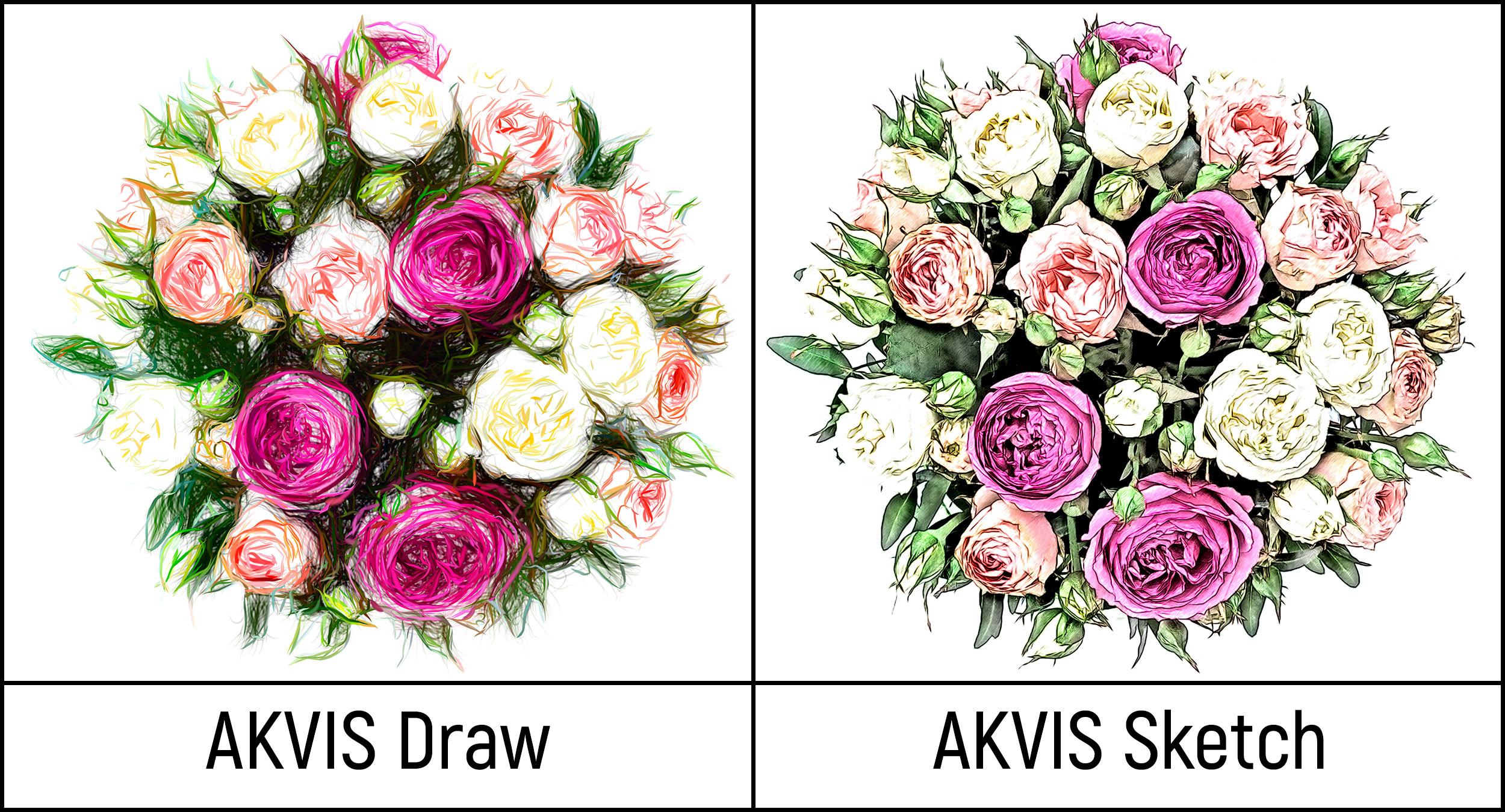 pencil from photo create sketch a Draw Drawing: Sketch AKVIS vs of Pencil Different Styles AKVIS