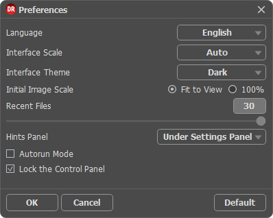 AKVIS Draw Preferences