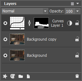 Layers palette