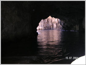 Cueva de mar en Goa