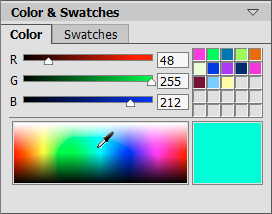 Палитра "Цвет"