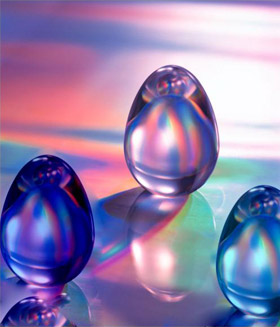 Two clones of the crystal egg