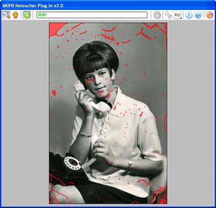 Ретуширование фотографии  плагином AKVIS Retoucher