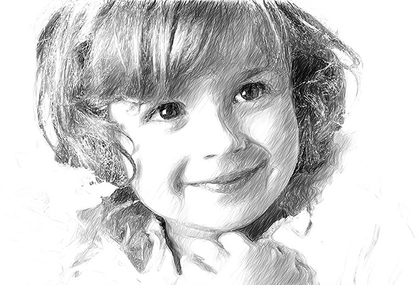 convert photo into pencil sketch free software