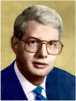 Schwarz-weiß-Porträt eingefärbt mit AKVIS Coloriage