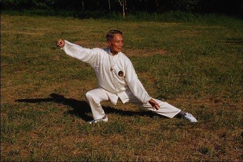 Foto eines Tai Chi Guru