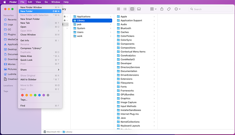 Creating OFX Plugins Folder