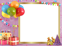 Bilderrahmen : Geburtstagspaket