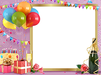 Bilderrahmen : Geburtstagspaket
