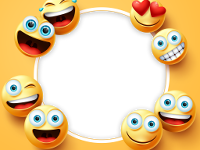 Bilderrahmen : Emojis und Smileys
