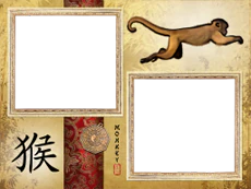 Bilderrahmen : Chinesisches Horoskop