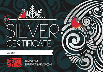 Buy Silver Xmas Certificate