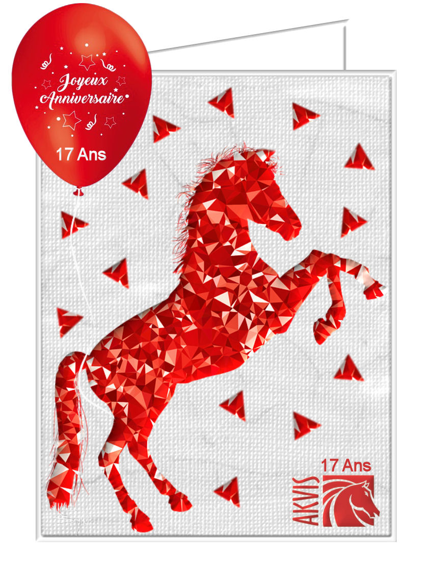 Carte d'anniversaire par Sylvie Proulx