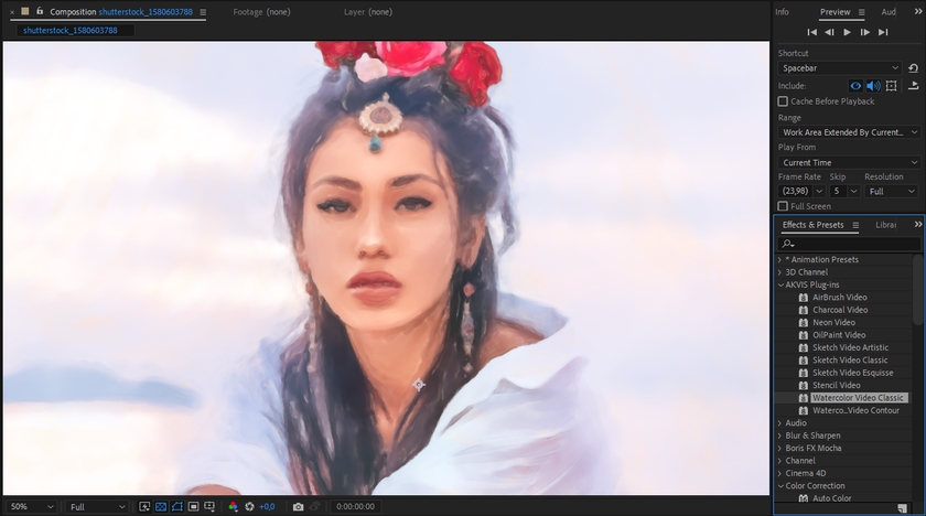 AKVIS Watercolor Video 1.1